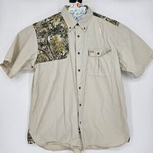 GameGuard Shirt Mens XL Camo Shooting Button Down‎ Outdoors Hunting